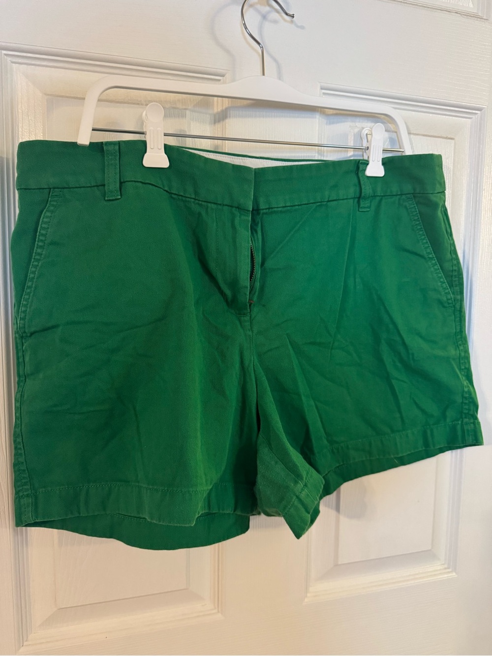 J. Crew Bright Green Cotton Chino Shorts